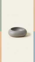 Sculptural Ceramic Dog Bowl Pebble