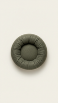 Minimalist Wool Pet Bed Olive Grey