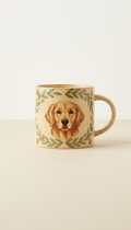 Textured Ceramic Retriever Mug