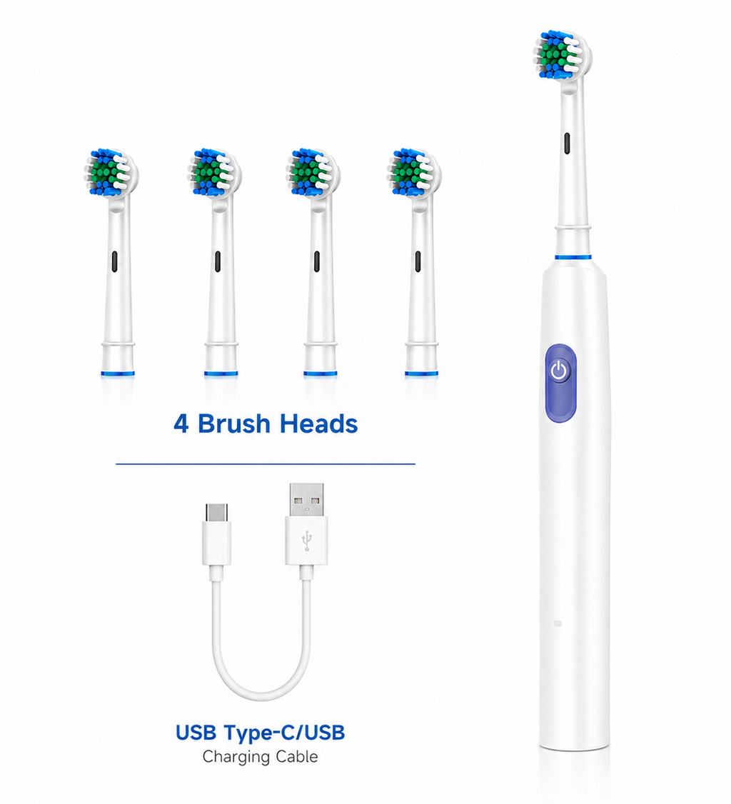 5-in-1 Hotaro Electric Toothbrush – Deep Clean, Whitening & Massage Modes