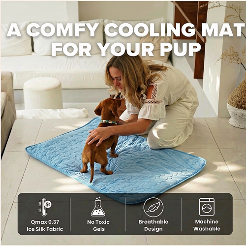 Pet Cooling Mat – Keep Your Dog & Cat Cool & Comfortable All Summer