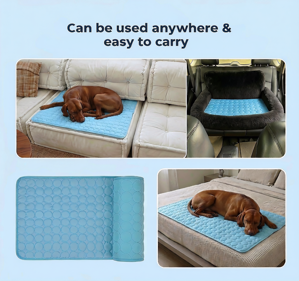 Pet Cooling Mat – Instant Relief from Summer Heat for Dogs & Cats